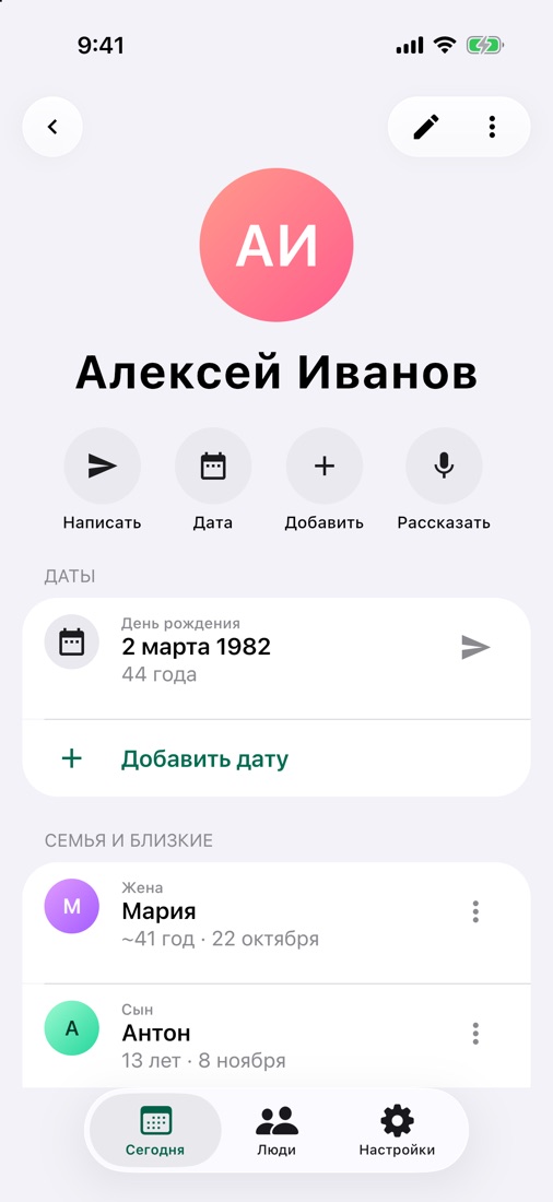 Человек и его круг